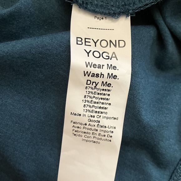 Beyond Yoga Womens Size 1X Green Spacedye Icon Midi Dress‎ Sleeveless Stretch - Picture 8 of 12